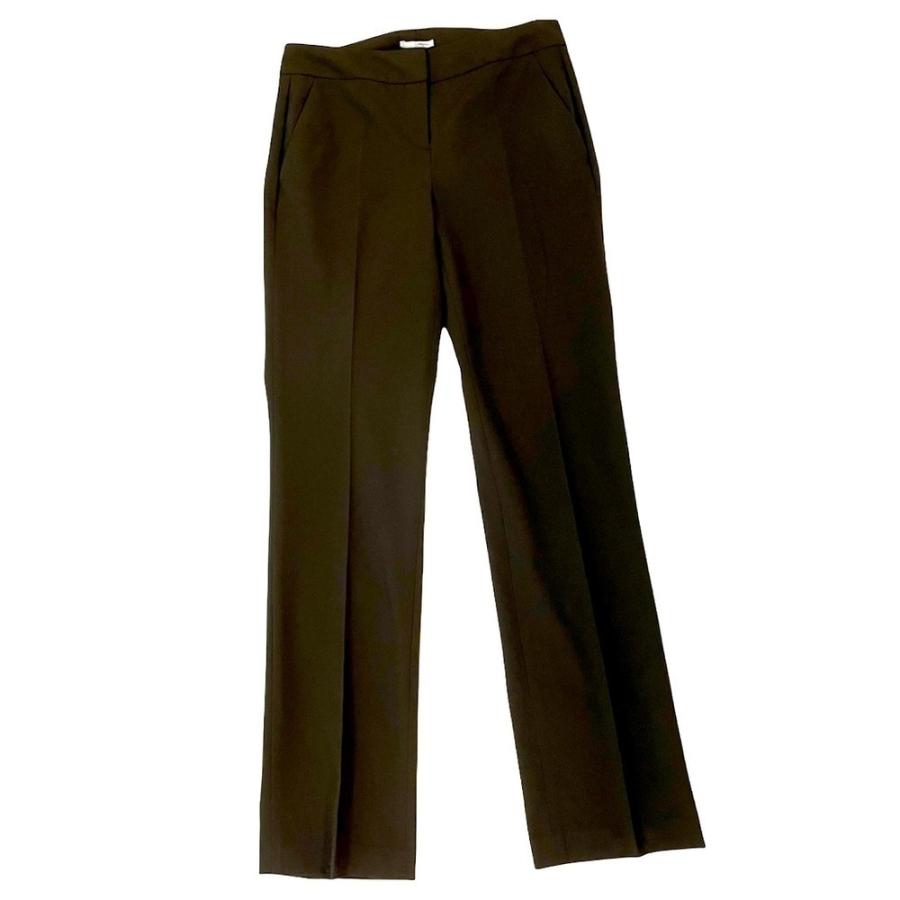 Halogen Taylor Fit Olive Brown Flat Front Dress Slacks